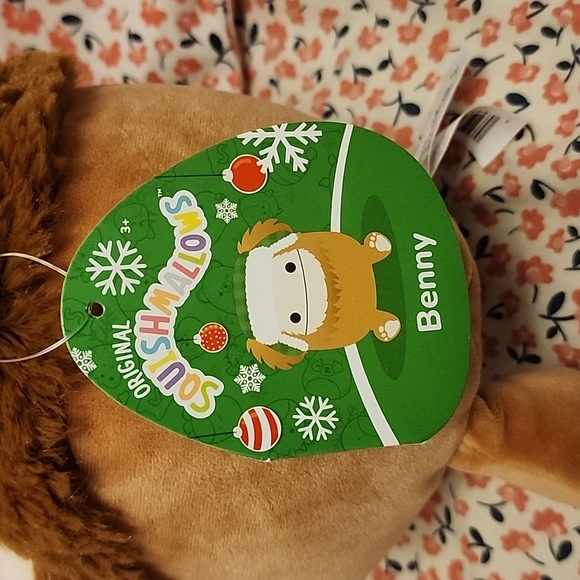 Brand new Squishmallows Benny the BigFoot Plush Pillow - Picture 8 of 9